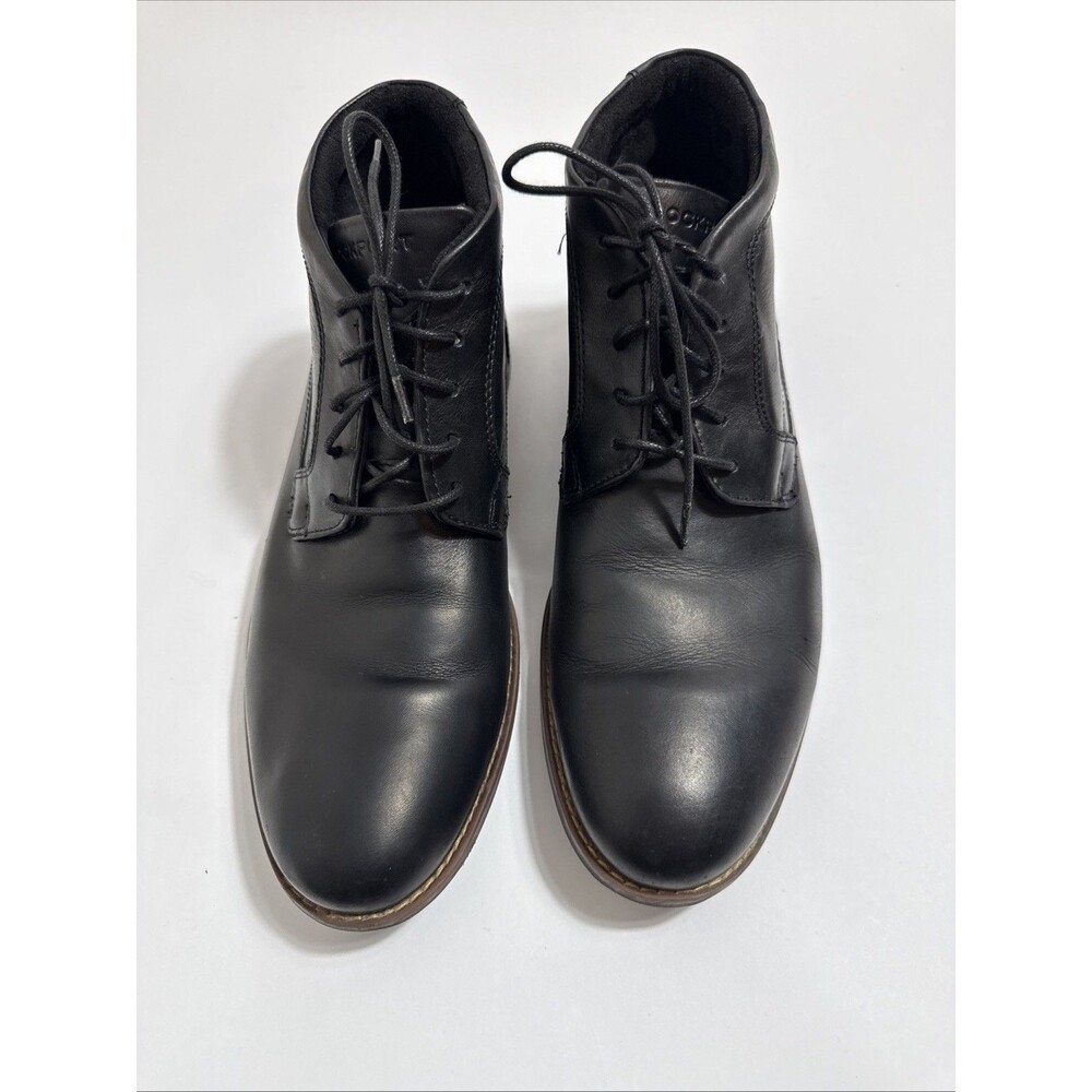 Rockport Hydro Shield Dress Ankle Boots Mens 10 Shoes Slip Resistant Waterproof